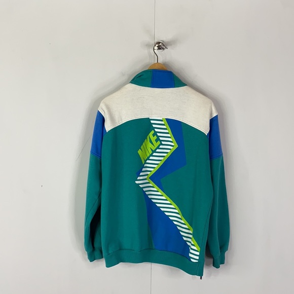 Nike Other - 90s Vintage Nike Retro Full Zip Up Sweatshirt